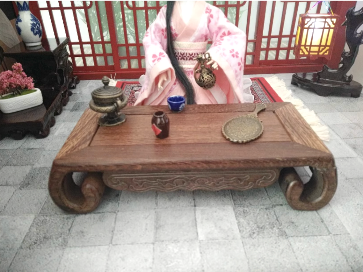 1:6 Low Table Only for 1/6 Scale Dollhouse / Art / Decoration